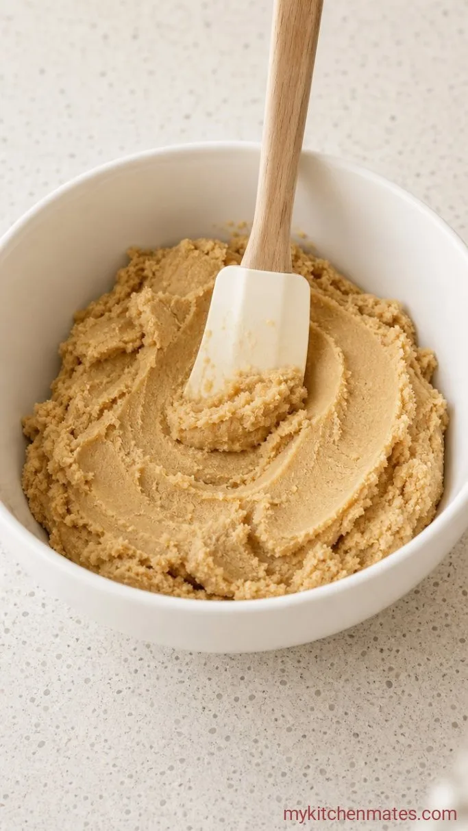 5-Minute Edible Peanut Butter Cookie Dough Step 3: Stir in the Flour