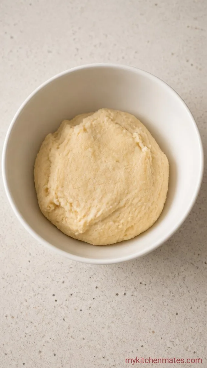 No-Chill Buttery Christmas Spritz Cookies Step 3: Stir in the Flour