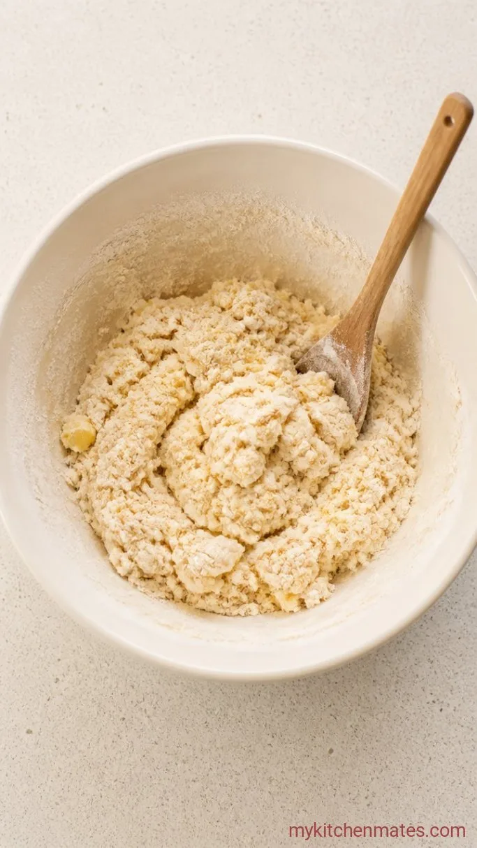 Step 3: Stir in the Milk to Form a Dough