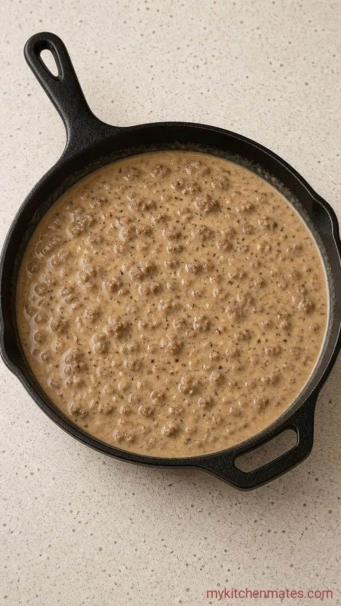 Step 3: Stir in the Milk