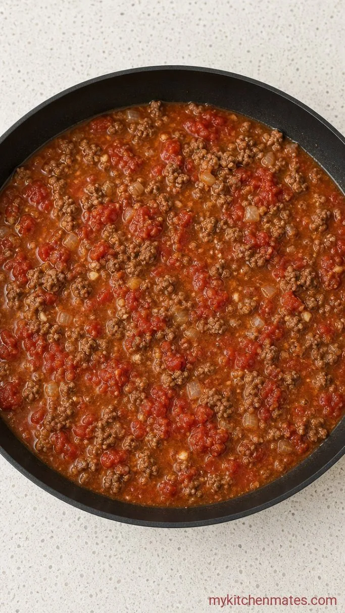Step 3: Stir in the Tomatoes and Broth