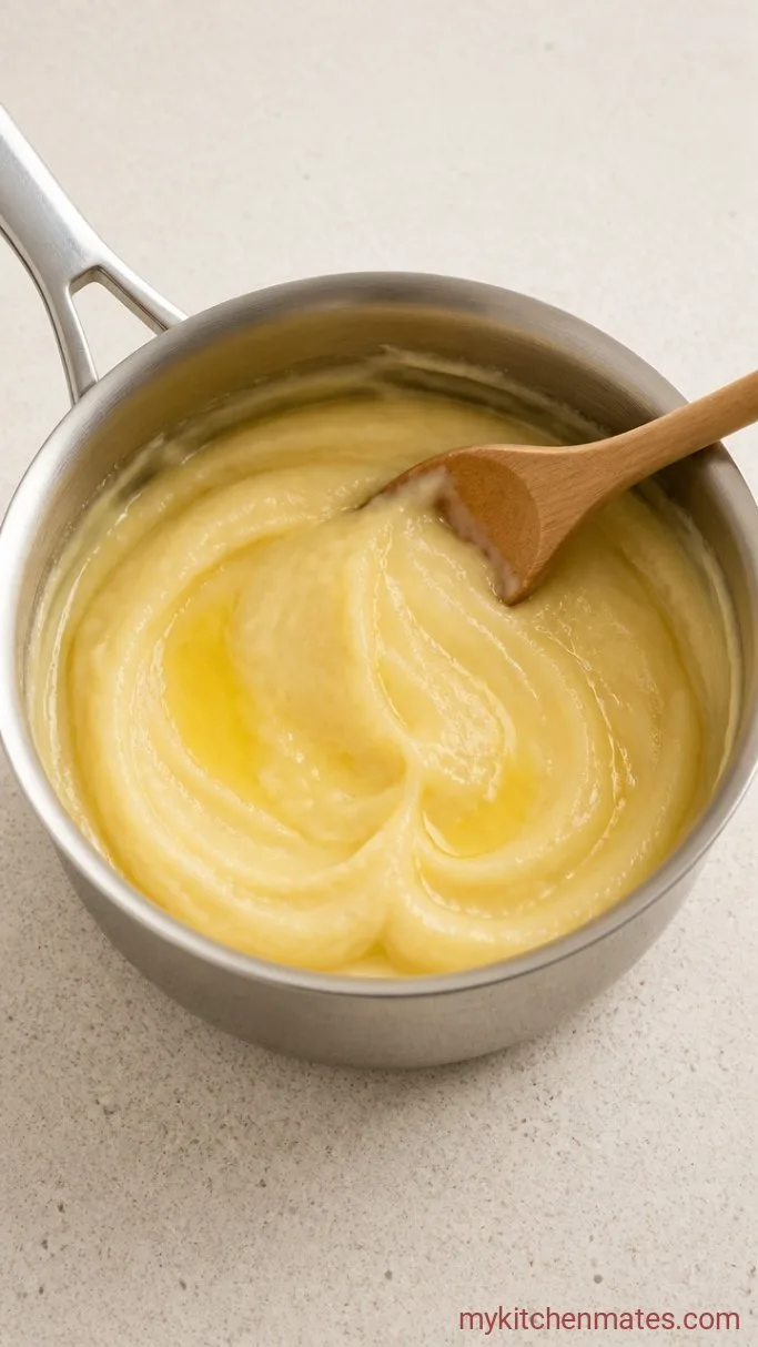 Creamy Dairy Free Banana Pudding (No Coconut Taste) Step 3: Stir In the Vanilla and Butter