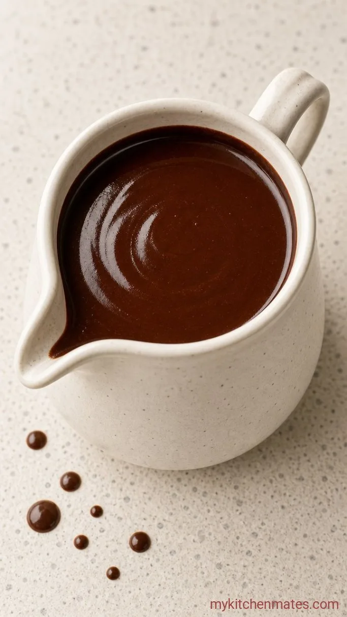 Smooth Classic Chocolate Sauce (10 Minutes) Step 3: Stir in the Vanilla and Serve
