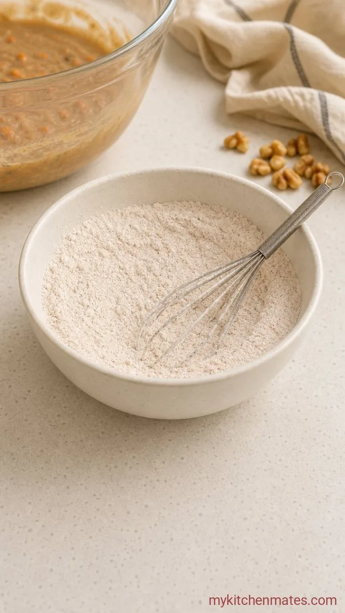 Soft Banana Bread Cookies Step 3: Stir the Dry Ingredients Together