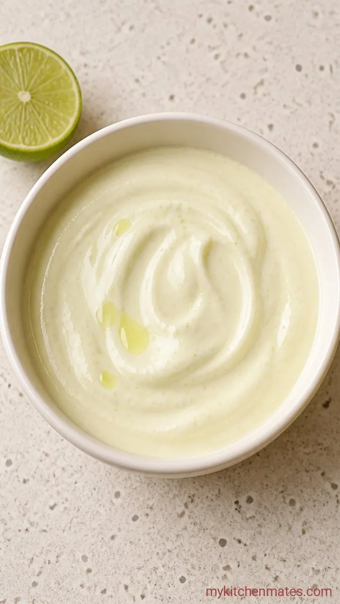 Step 3: Stir Together the Lime Crema