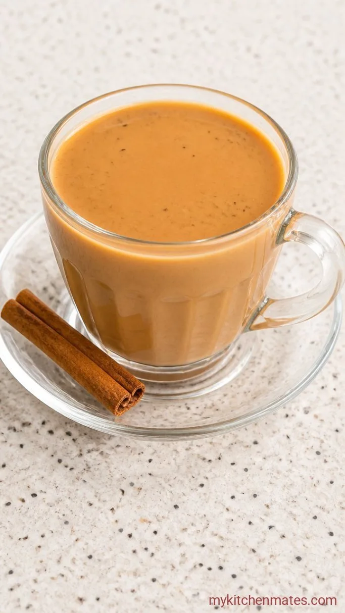 Masala Chai Tea Step 3: Strain and Serve