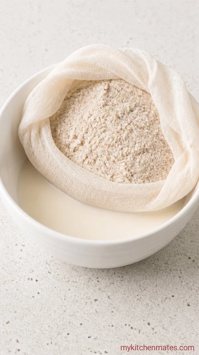 Step 3: Strain the Milk