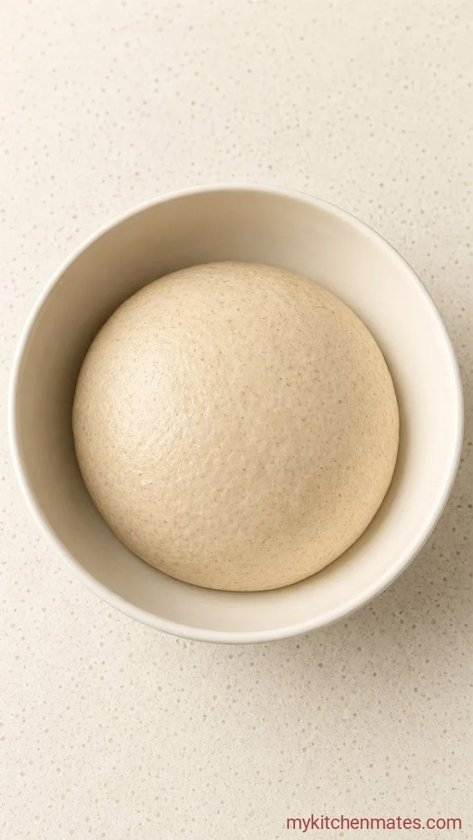 No-Knead Rye Sourdough Bread Step 3: Strengthen with Coil Folds
