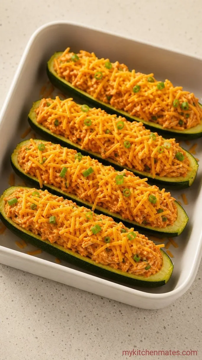 Step 3: Stuff the Zucchini Boats