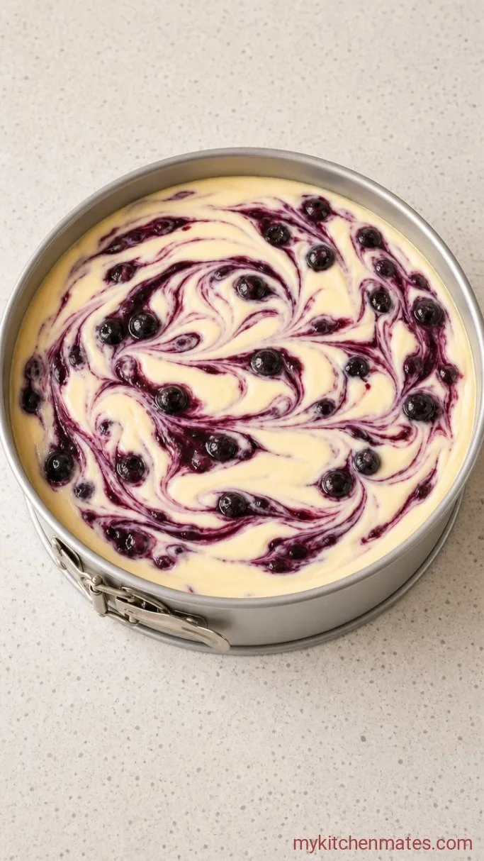 Step 3: Swirl the Blueberries