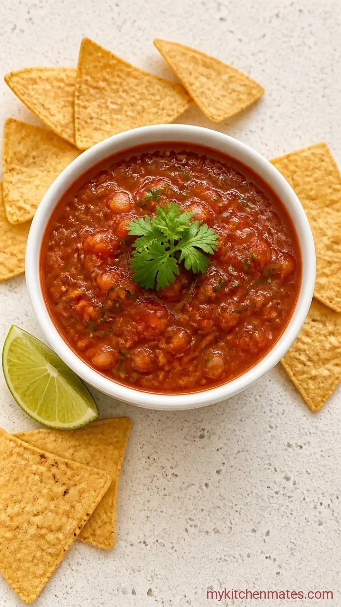 Fresh Blender Salsa Just Like Your Favorite Mexican Restaurant Step 3: Taste and Serve
