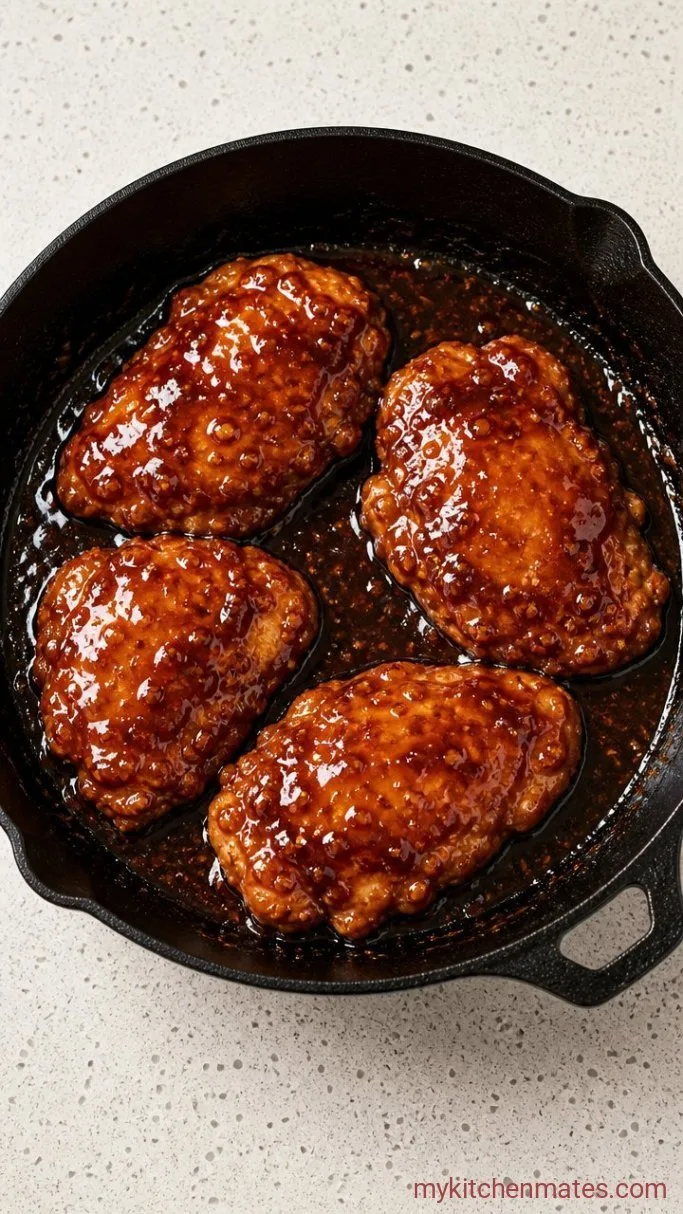 20-Minute Sticky Sweet Chili Chicken Step 3: Thicken the Sauce