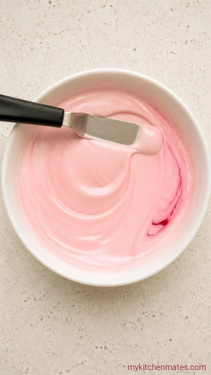 4-Ingredient Sugar Cookie Icing That Hardens Step 3: Tint the Icing