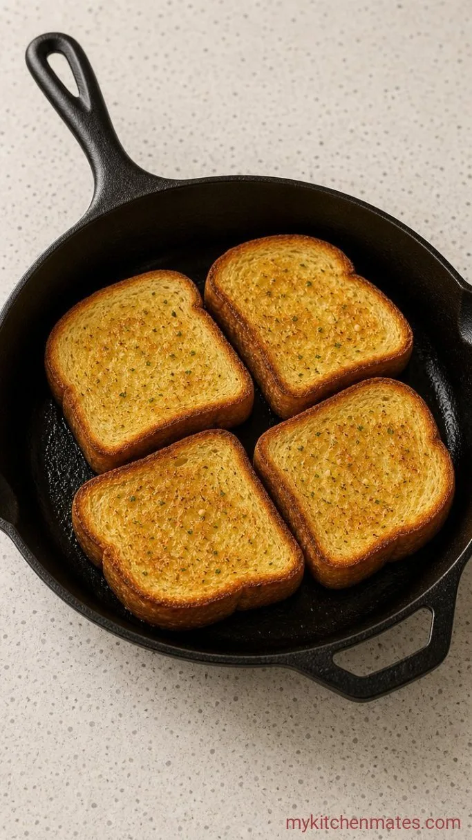 Sticky, Cheesy Texas Toast Sloppy Joes Step 3: Toast the Garlic Texas Toast