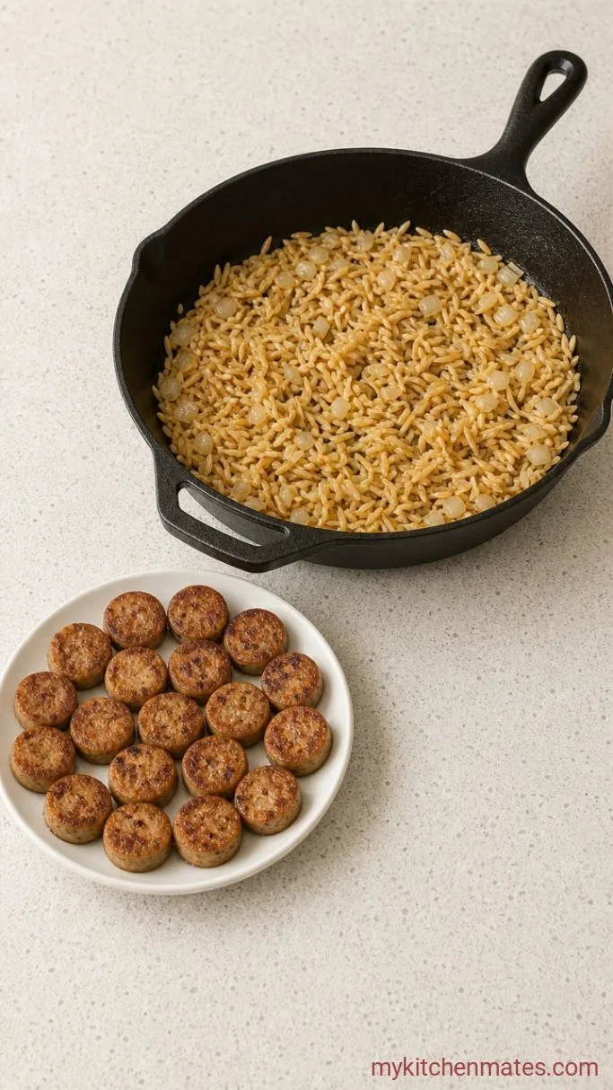 Step 3: Toast the Orzo
