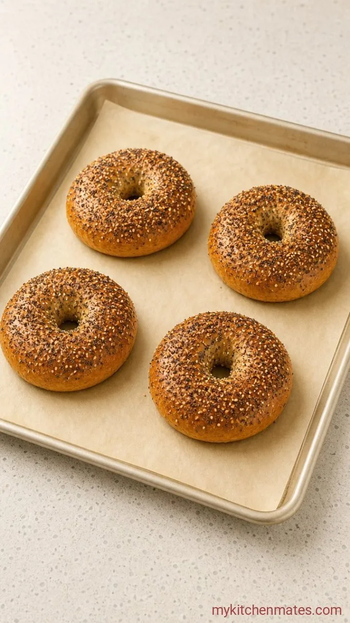 Step 3: Top and Bake the Bagels