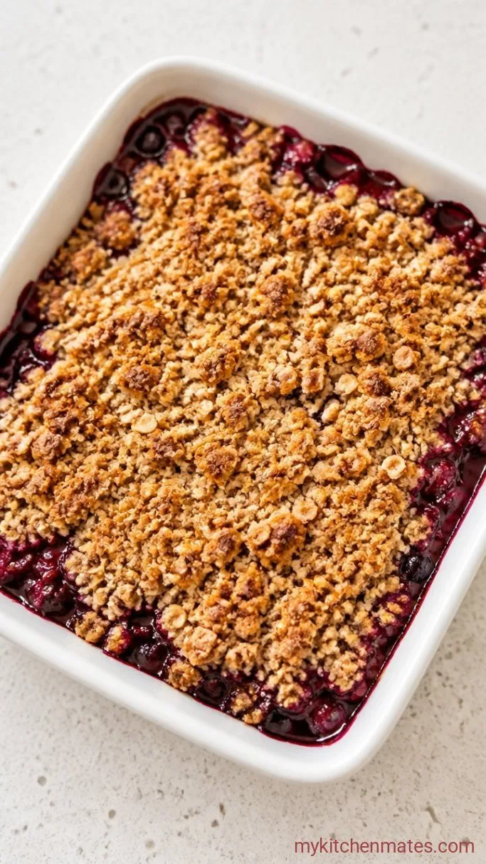 Step 3: Top the Berries and Bake