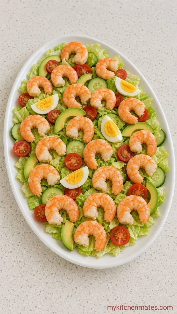 Step 3: Top with Shrimp and Eggs