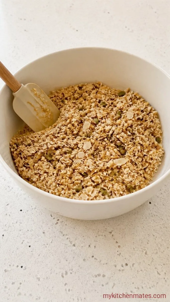 Homemade Ancient Grain Granola (Purely Elizabeth Copycat) Step 3: Toss and Coat the Granola