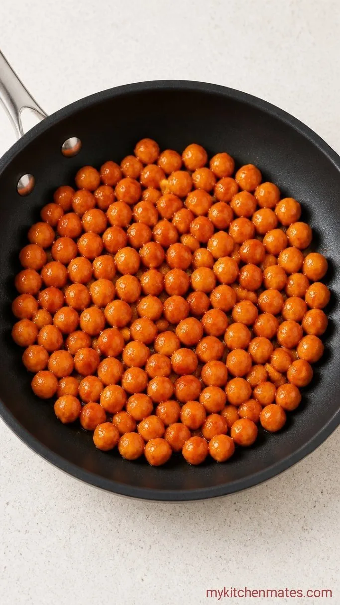 Spicy Buffalo Chickpea Wraps (Ready in 15 Minutes) Step 3: Toss and Coat