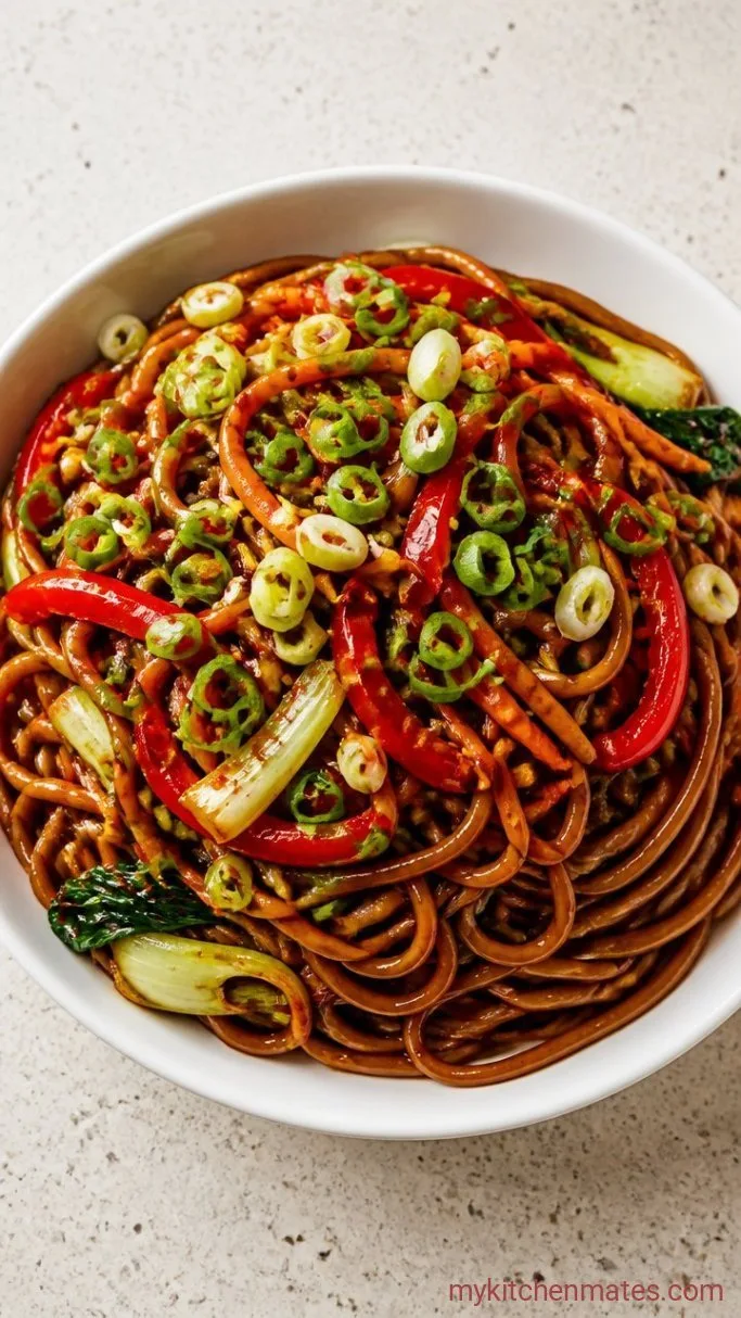 Step 3: Toss and Glaze the Noodles