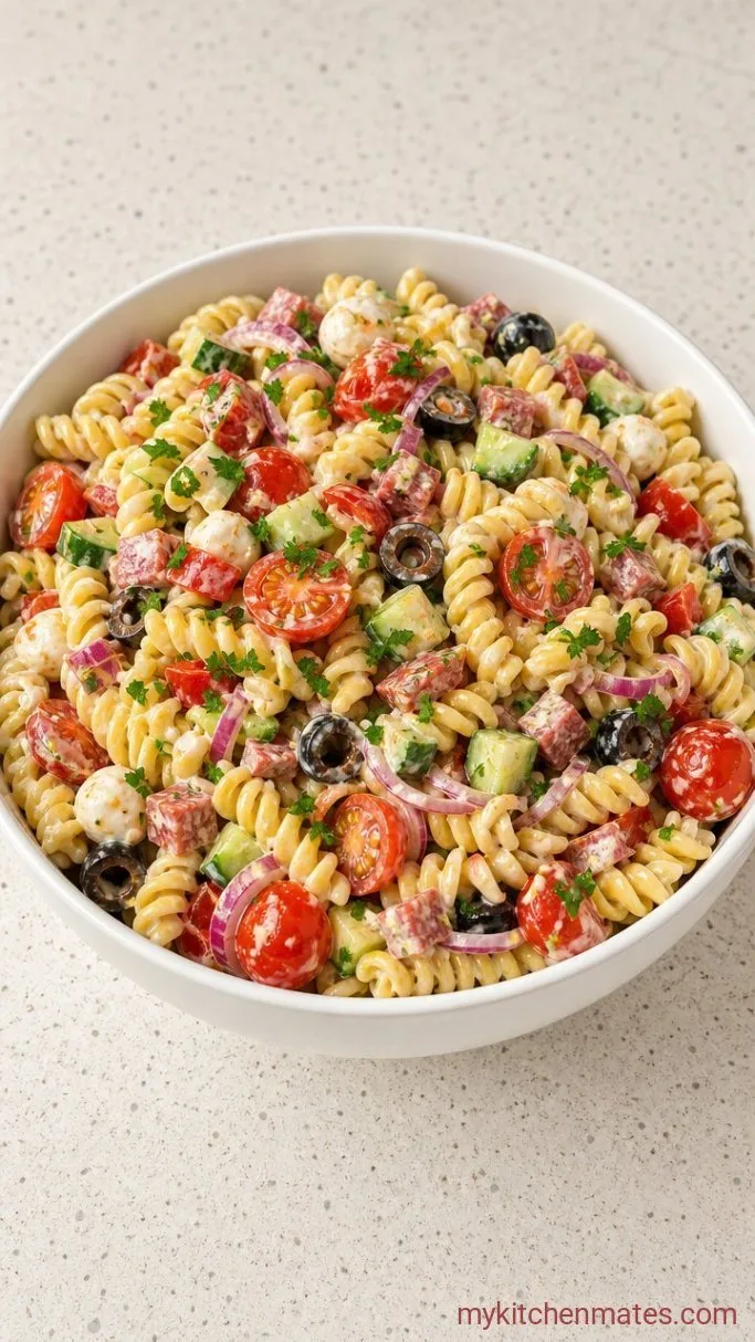 Step 3: Toss and Serve the Pasta Salad
