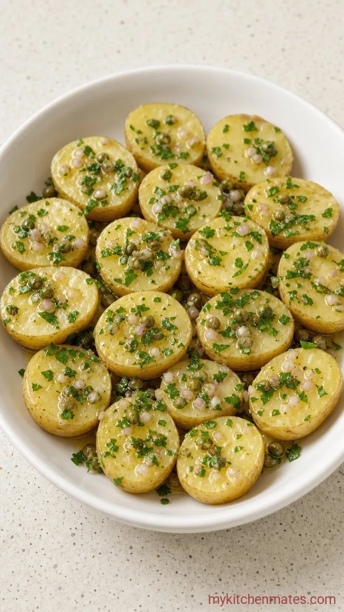 No-Mayo Italian Potato Salad with Fresh Herbs Step 3: Toss and Serve