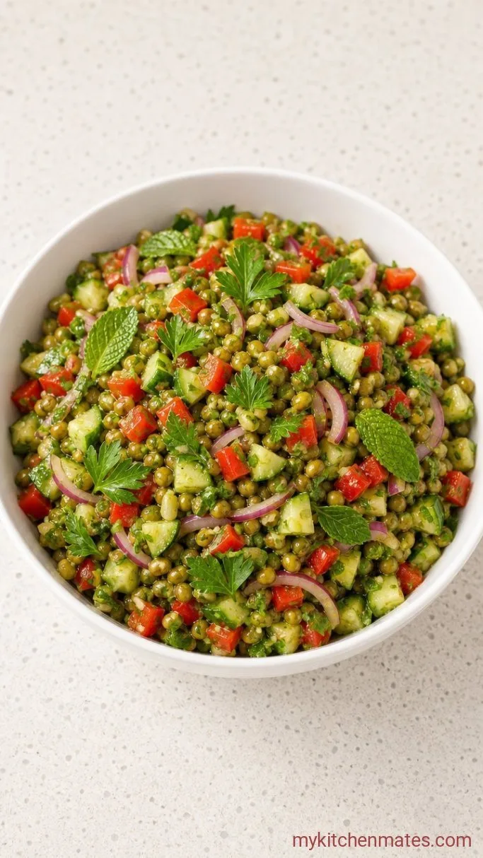 Bright 15-Minute Mung Bean Salad with Lemon and Herbs Step 3: Toss and Serve