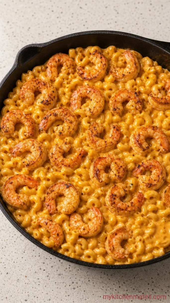 Creamy Garlic Shrimp Mac and Cheese Step 3: Toss It All Together