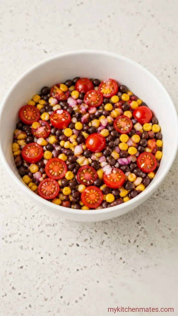 Step 3: Toss the Beans and Veggies