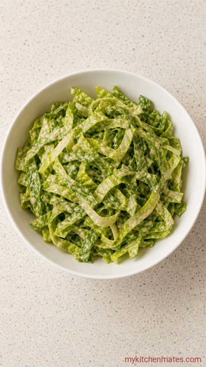 Step 3: Toss the Romaine with Dressing