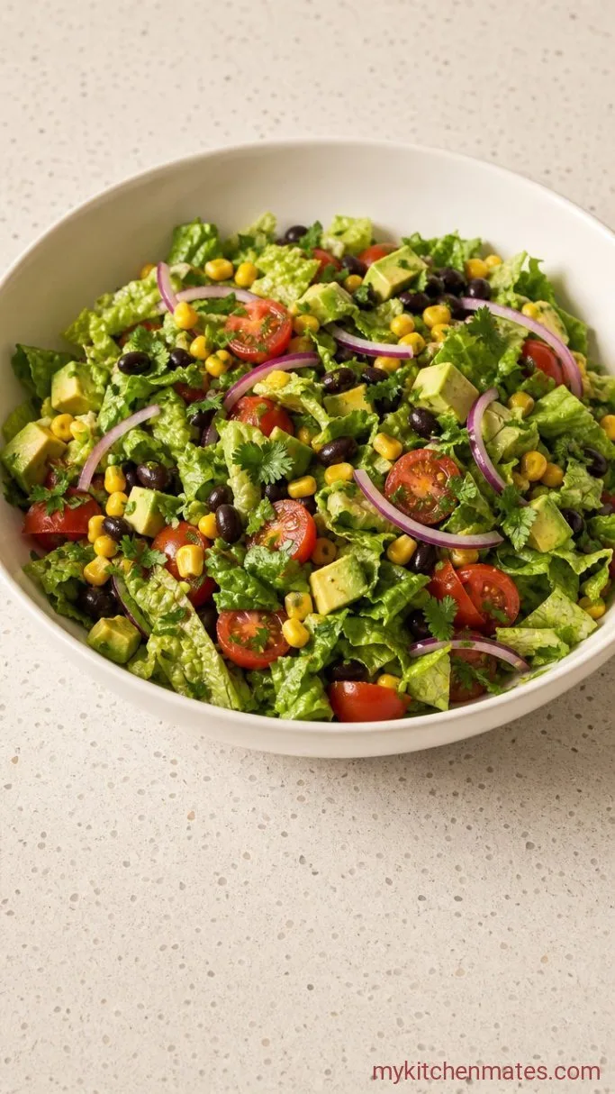 Step 3: Toss the Salad Greens and Toppings