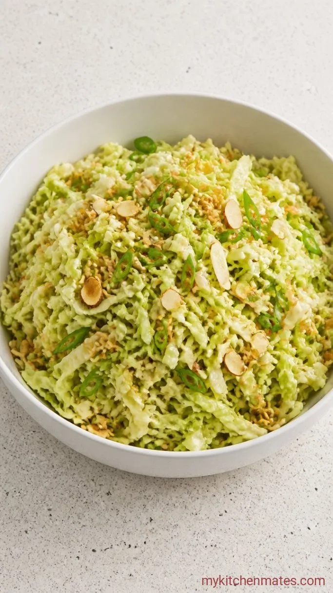 Quick Chinese Coleslaw with Crunchy Ramen Noodles Step 3: Toss the Slaw