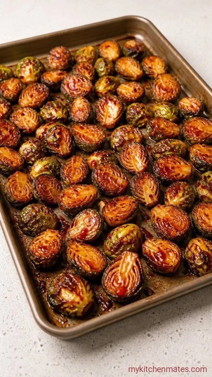 Step 3: Toss the Sprouts in the Glaze