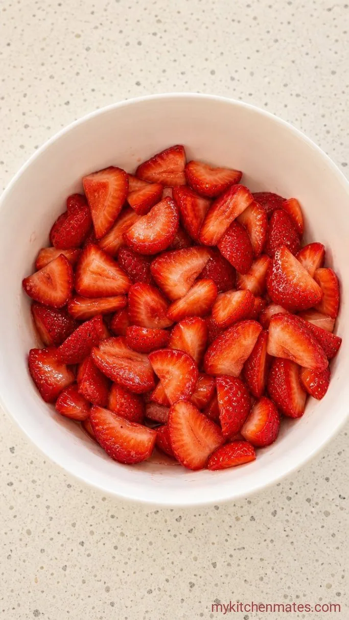 Step 3: Toss the Strawberries