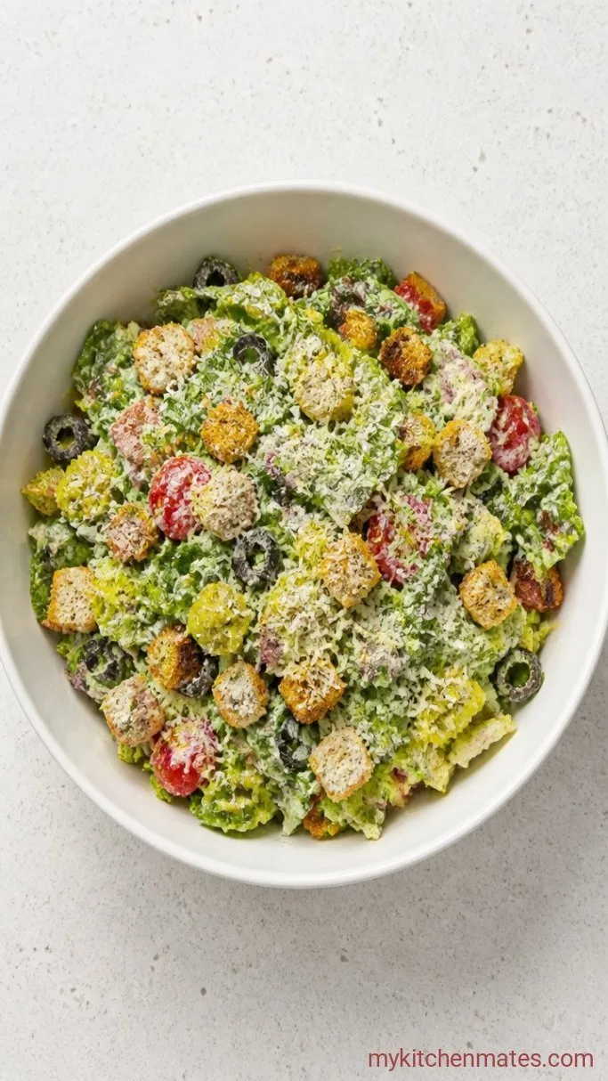 Step 3: Toss with Croutons and Serve