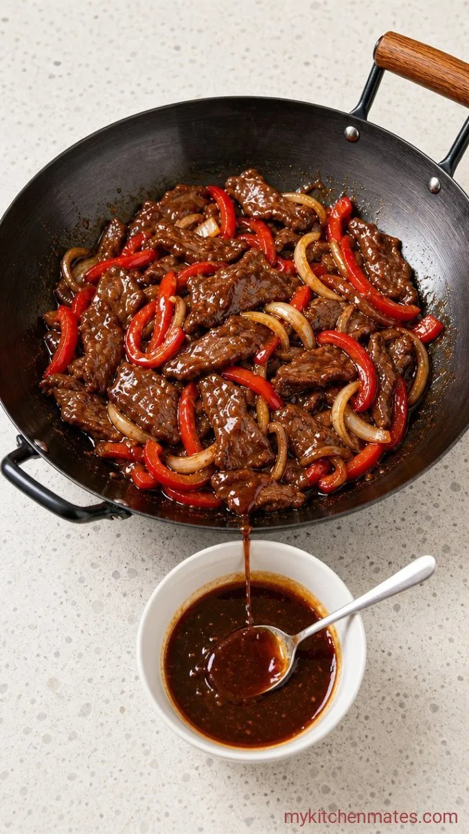 Quick 4-Ingredient Beef Stir Fry Sauce Step 3: Use It in a Stir Fry