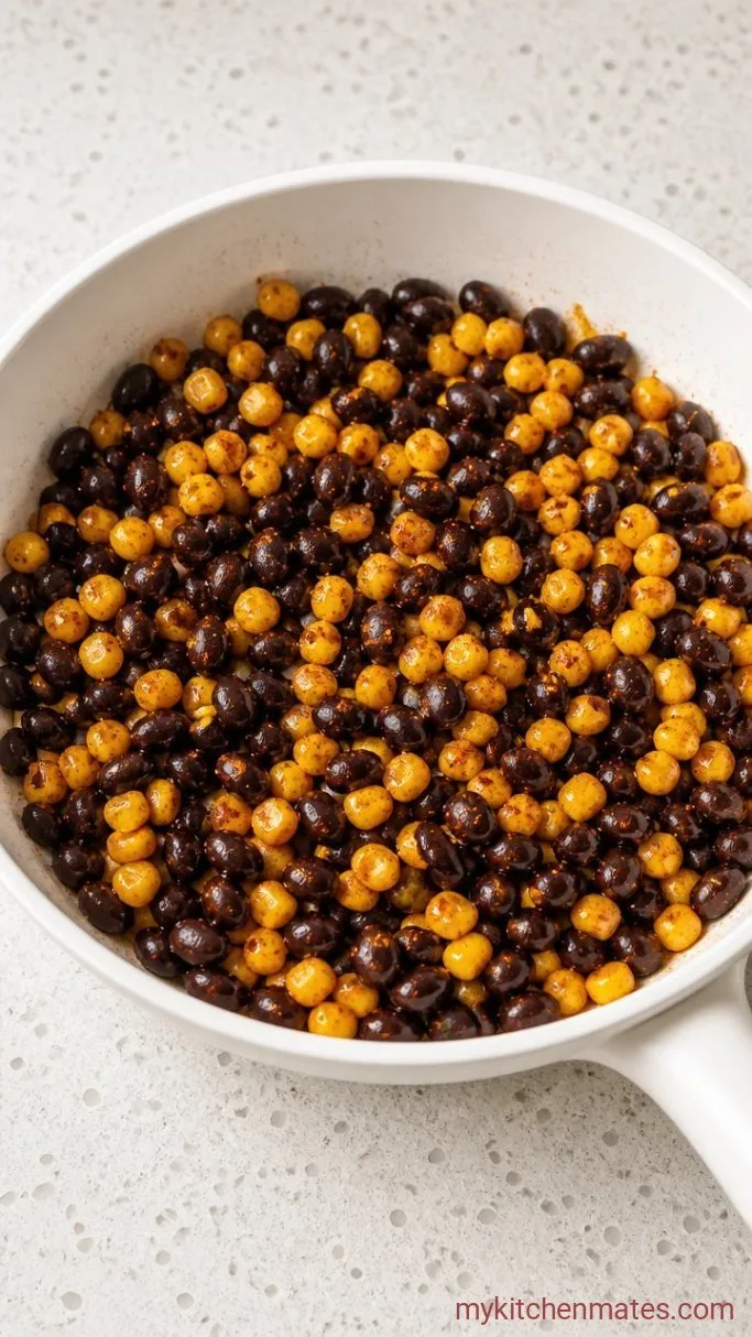 Step 3: Warm the Black Beans and Corn
