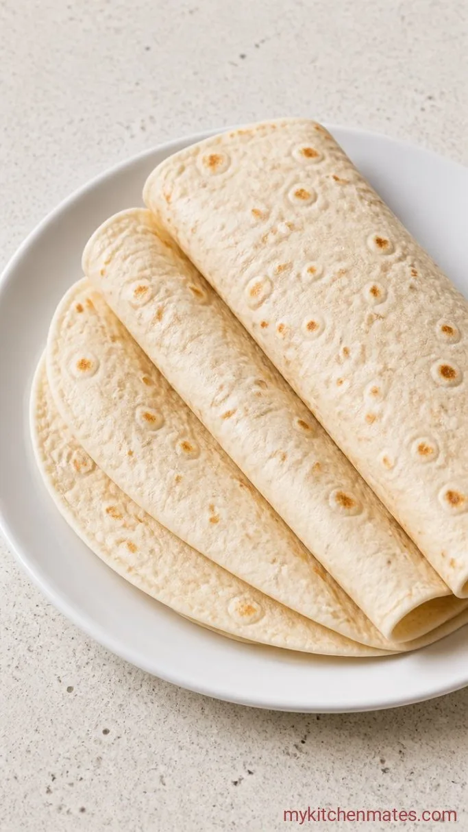 30-Minute Black Bean Burrito Step 3: Warm the Tortillas