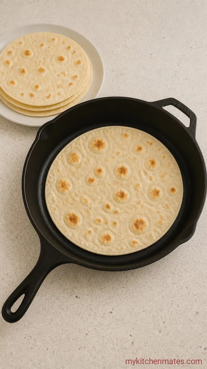 Step 3: Warm the Tortillas