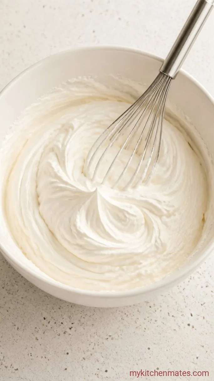 Step 3: Whip the Cream Topping