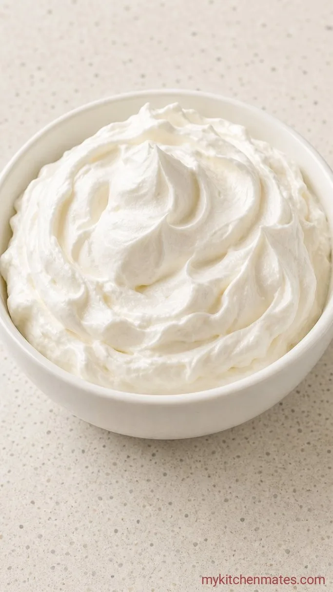 Easy Cat Bento Cake with Whipped Cream Frosting Step 3: Whip the Cream