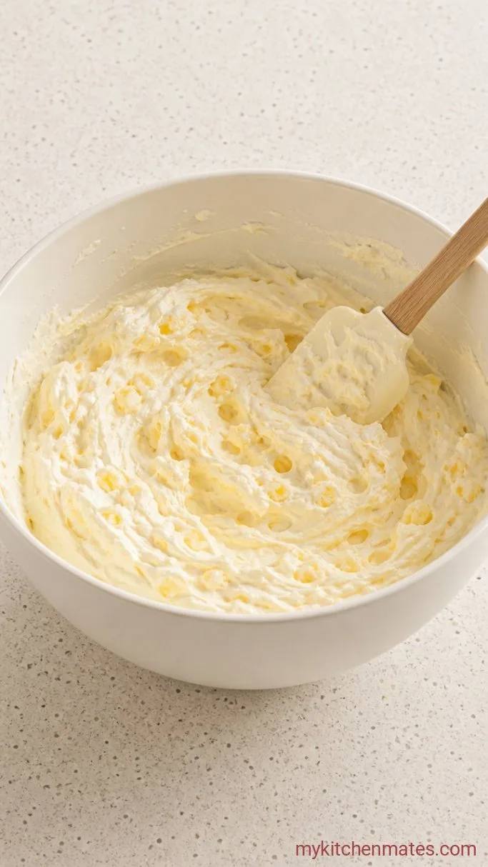 Simple Pineapple Heaven Cake with Creamy Topping Step 3: Whip the Creamy Topping