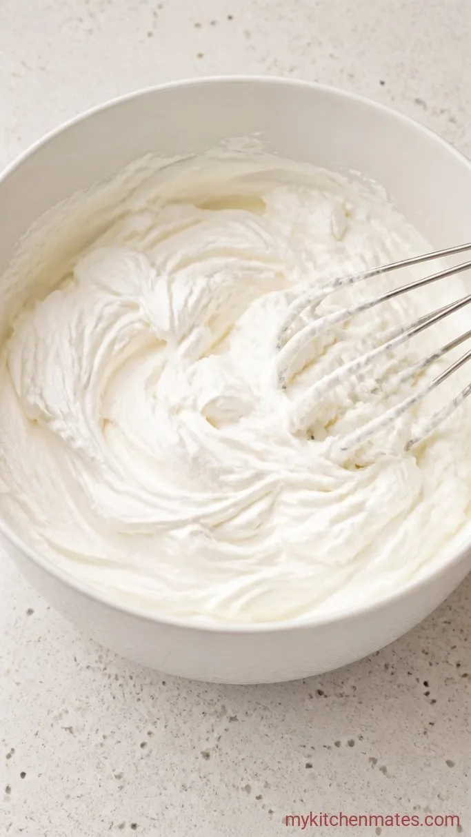 Step 3: Whip the frosting