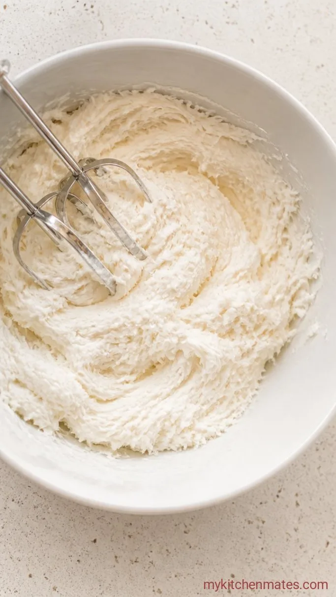 Coconut Birthday Cake Step 3: Whip the Frosting