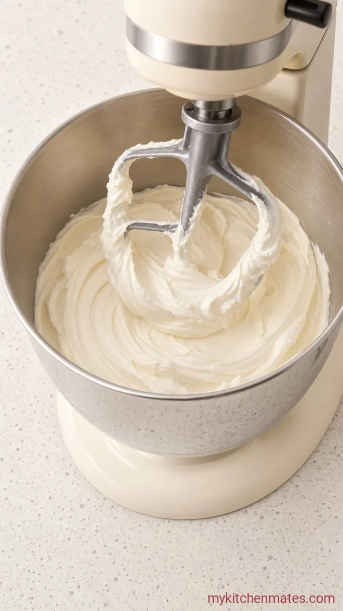 Pineapple Coconut God Bless America Cake Step 3: Whip the Frosting