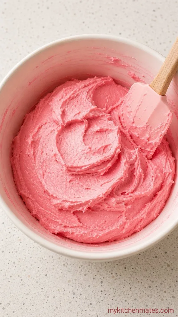 Step 3: Whip the Strawberry Frosting