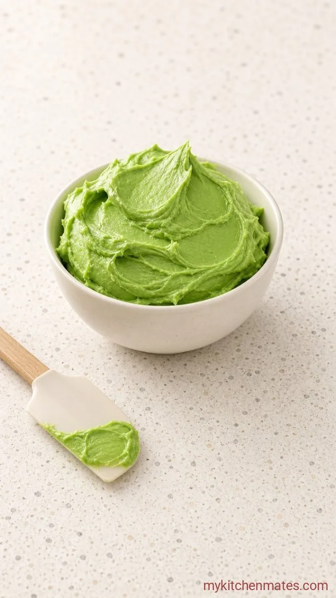 Adorable 4-Inch Dinosaur Bento Cake (No Special Pan Needed) Step 3: Whip Up the Green Frosting
