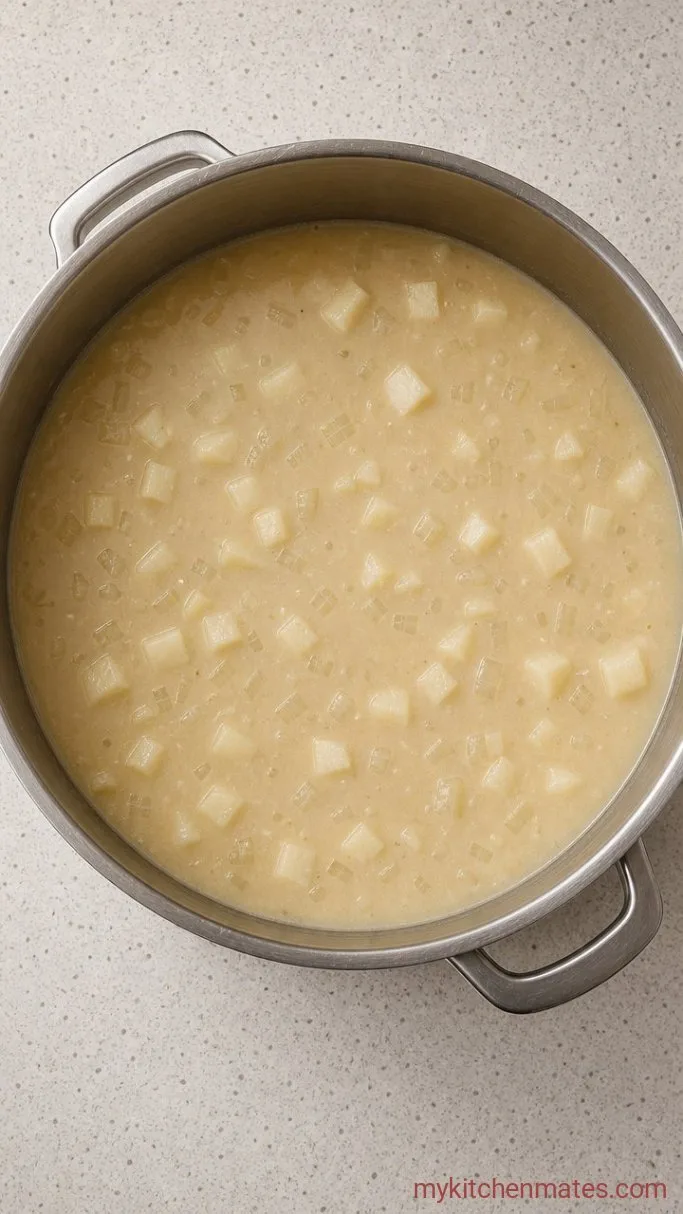 Creamy Outback Potato Soup (Just Like the Steakhouse) Step 3: Whisk in the Flour and Add the Liquid