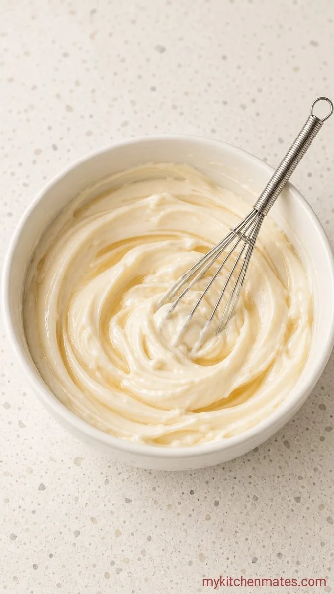 Step 3: Whisk the Cream Cheese Topping